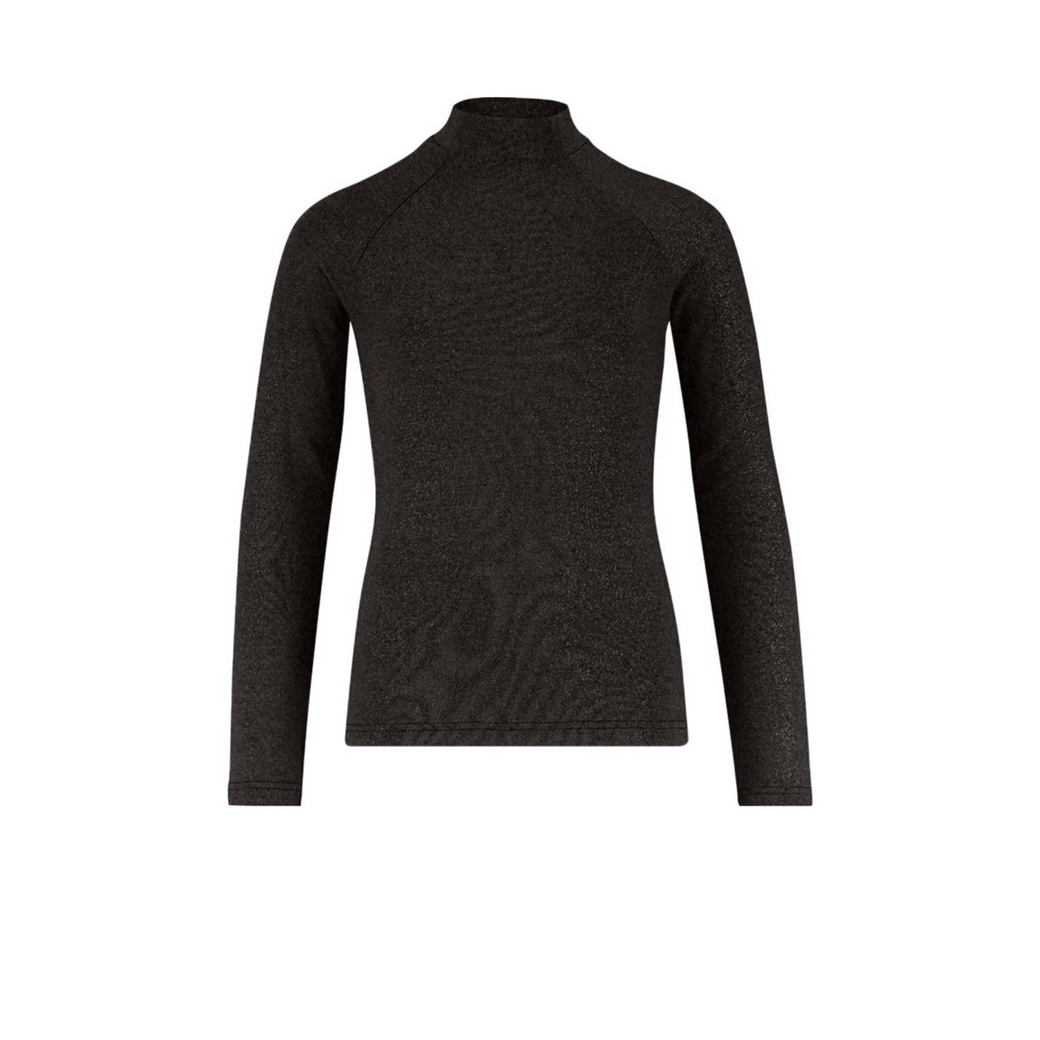 AI&KO longsleeve zwart met glitter