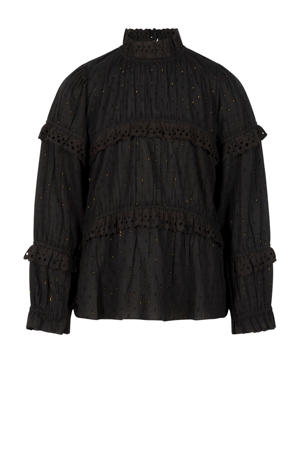 blousetop zwart