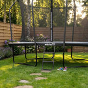 thumbnail: Virtufit Premium Rechthoekige Trampoline met Veiligheidsnet incl. trap 244 x 366 x 265 cm