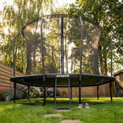 thumbnail: Virtufit Premium Rechthoekige Trampoline met Veiligheidsnet incl. trap 244 x 366 x 265 cm