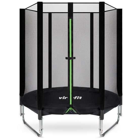 zwarte trampolines op poten