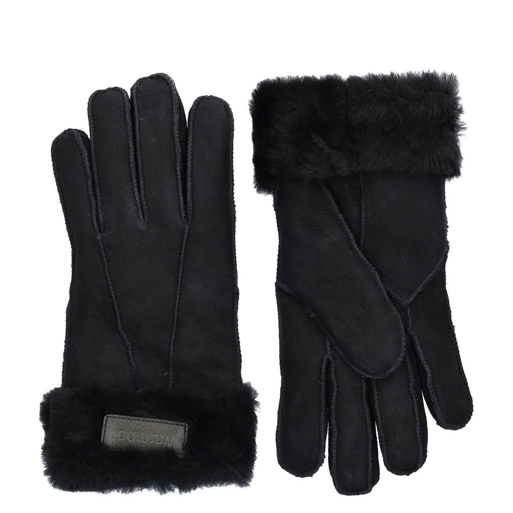 Warmbat Australia suede handschoenen zwart