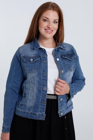 denim spijkerjas dark blue denim