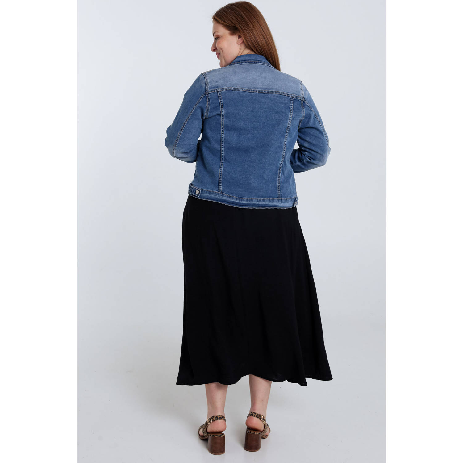 Paprika denim spijkerjas dark blue denim