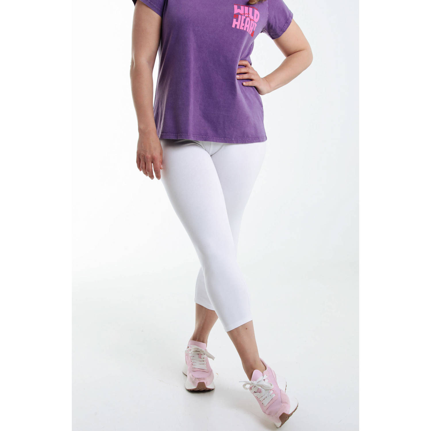 Paprika capri legging wit