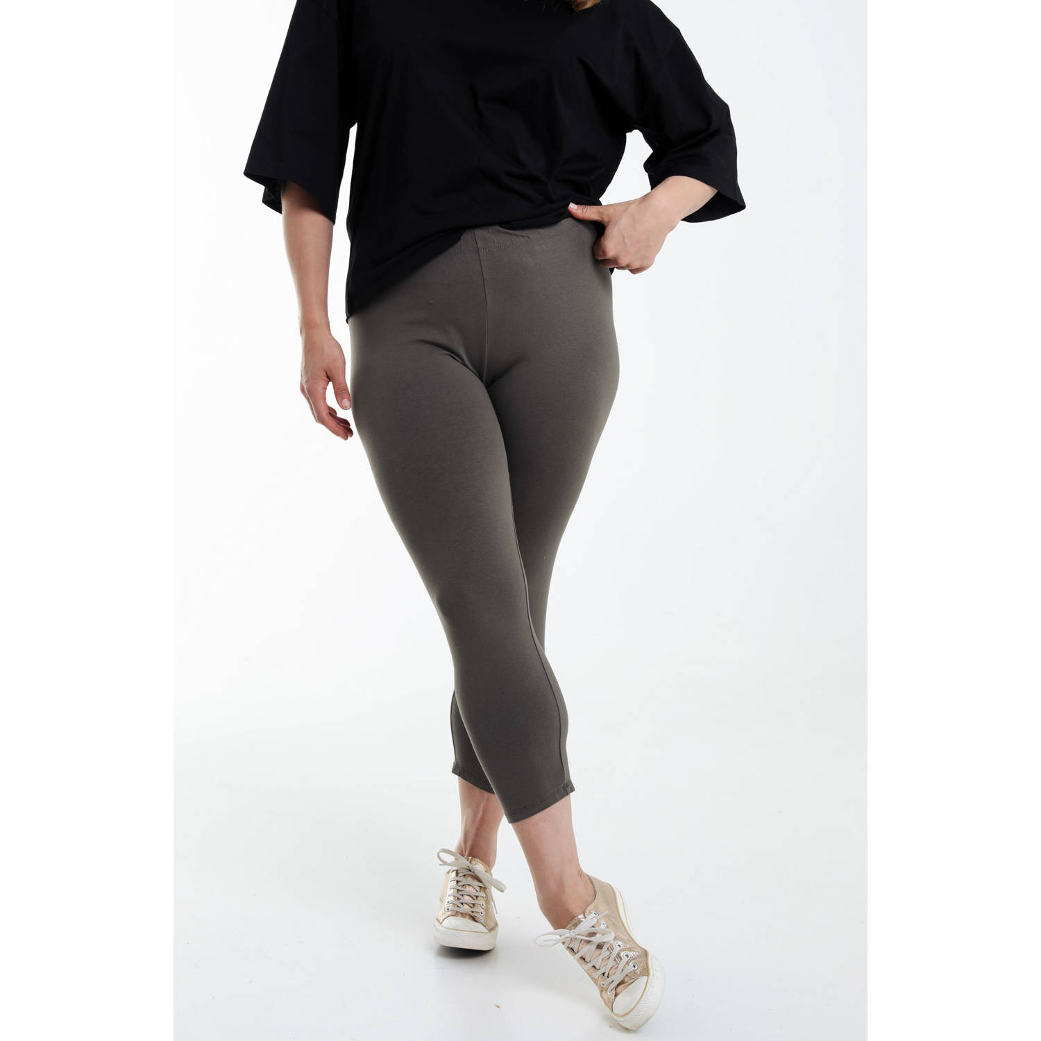 Paprika capri legging kaki