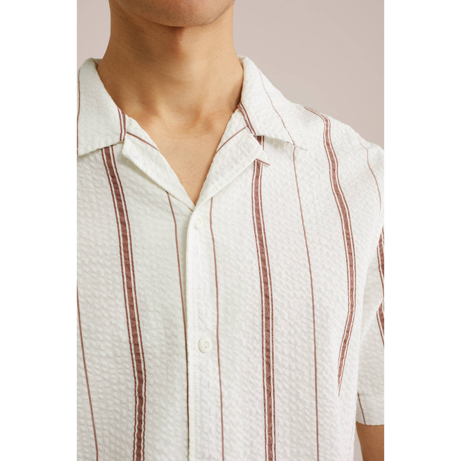 WE Fashion casual overhemd ecru