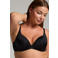 Hunkemöller voorgevormde T-shirt-bh met beugel Smooth zwart