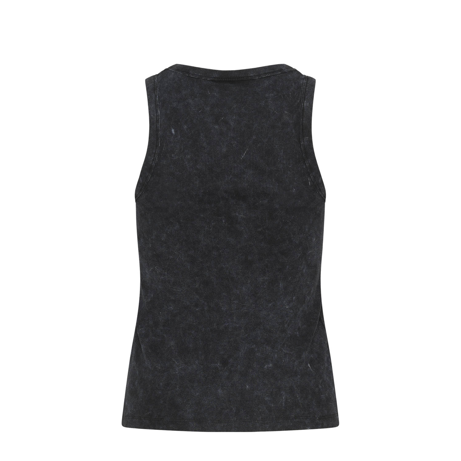 Kaffe X Ellen Hoog singlet zwart rib gebreid