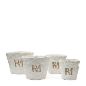 opbergmand RM Monogram Basket (34x43 cm) (set van 4)