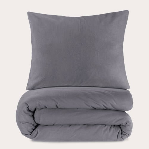 NOUS Living flanellen dekbedovertrek 1-persoons (140x200 cm) afbeelding