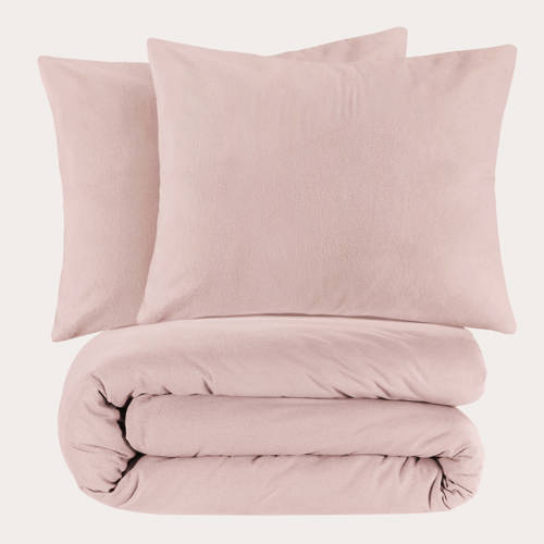 NOUS Living flanellen dekbedovertrek lits-jumeaux (240x220 cm) afbeelding