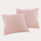 NOUS Living flanellen kussensloop - roze