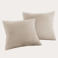 NOUS Living flanellen kussensloop - beige