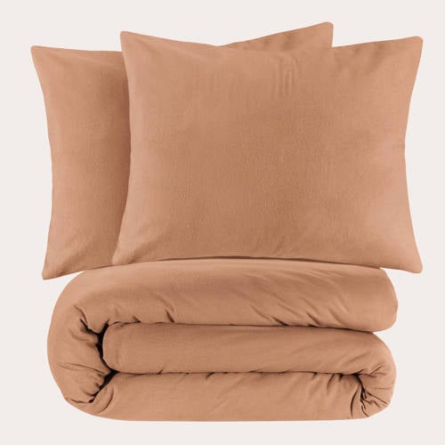 NOUS Living flanellen dekbedovertrek 2-persoons (200x200 cm) afbeelding