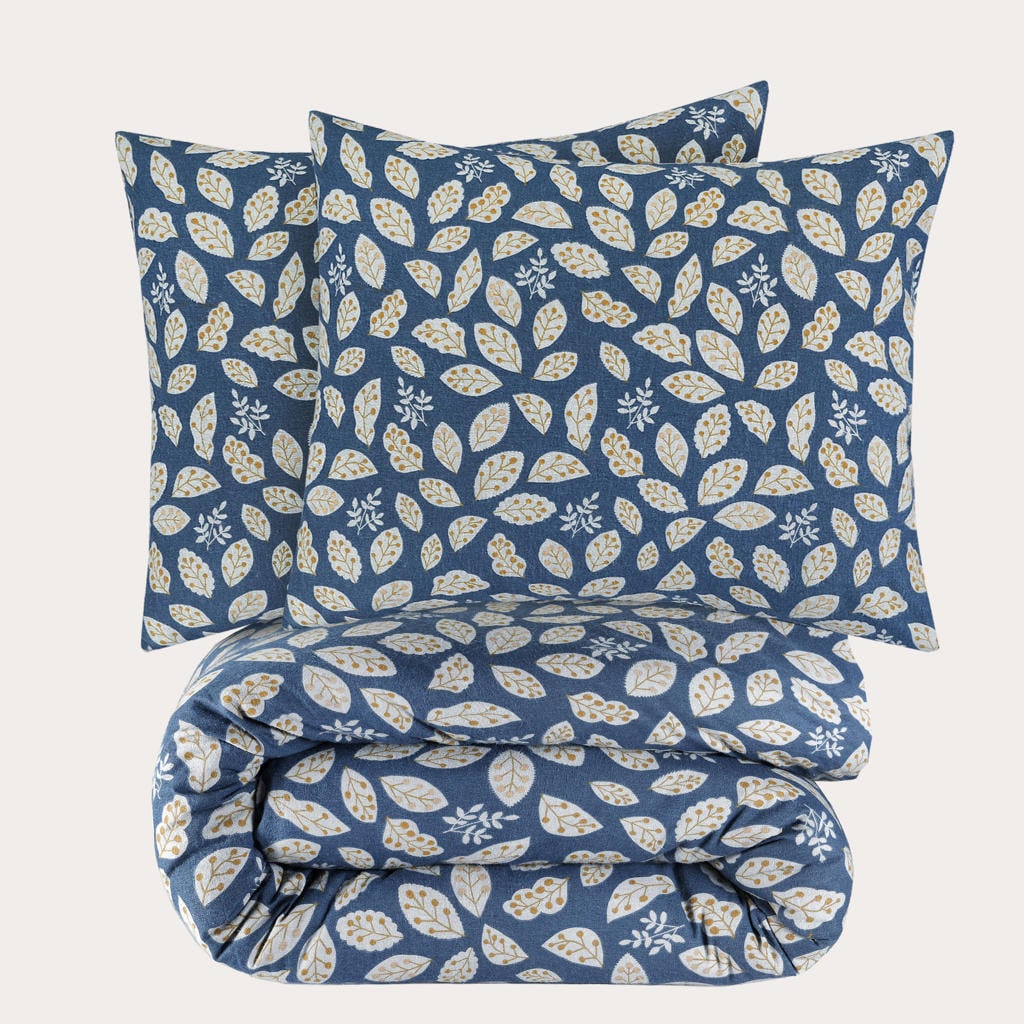 NOUS Living flanellen dekbedovertrek lits-jumeaux (240x220 cm)