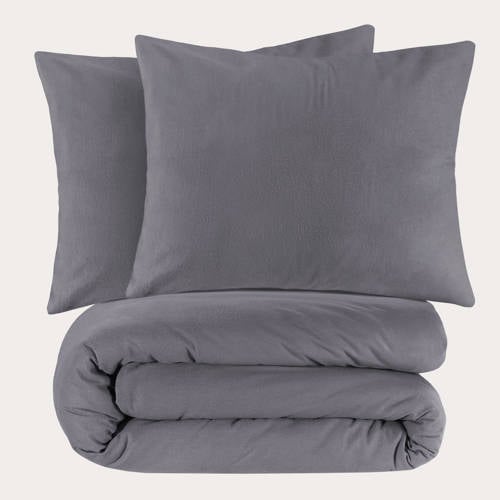 NOUS Living flanellen dekbedovertrek lits-jumeaux (240x220 cm) afbeelding