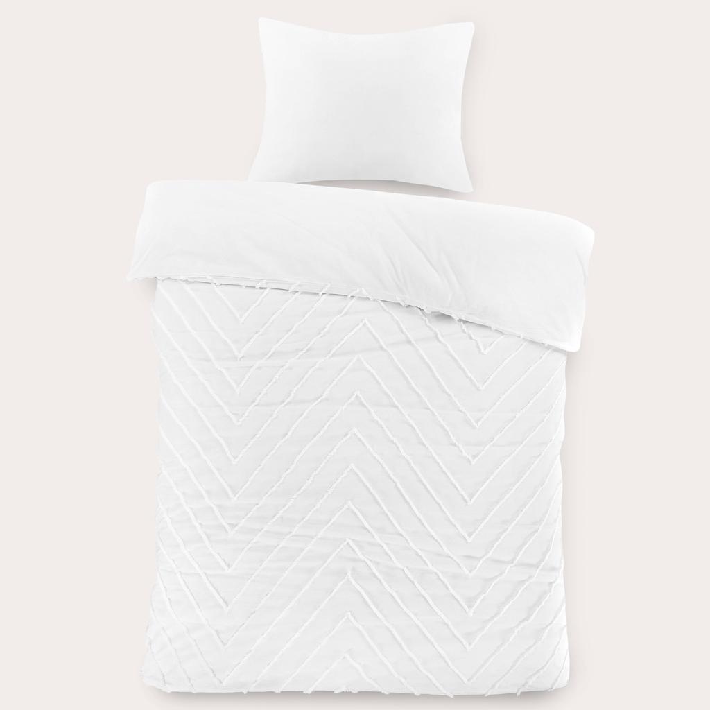 NOUS Living katoenen dekbedovertrek 1-persoons (140x210 cm)