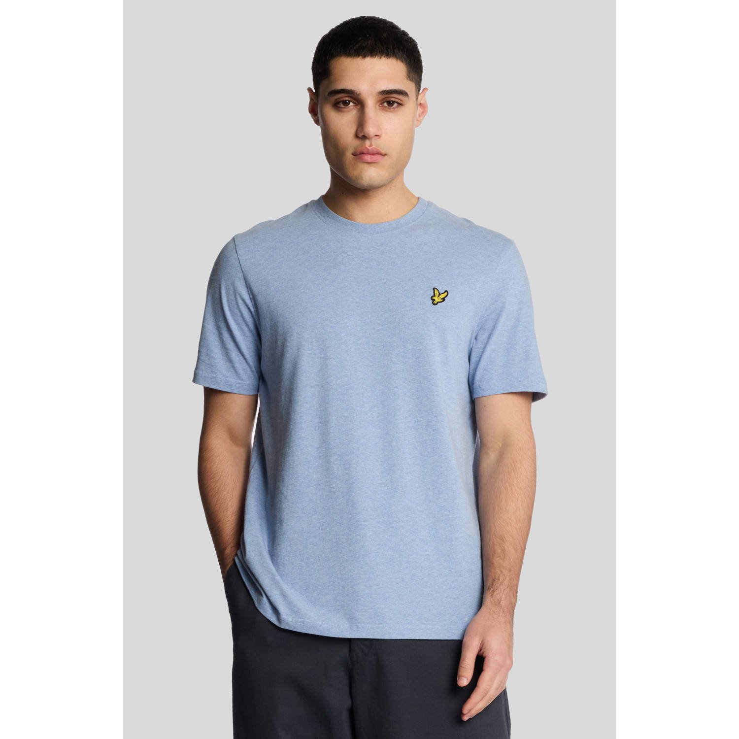 Lyle and Scott T-shirt Heather Blauw