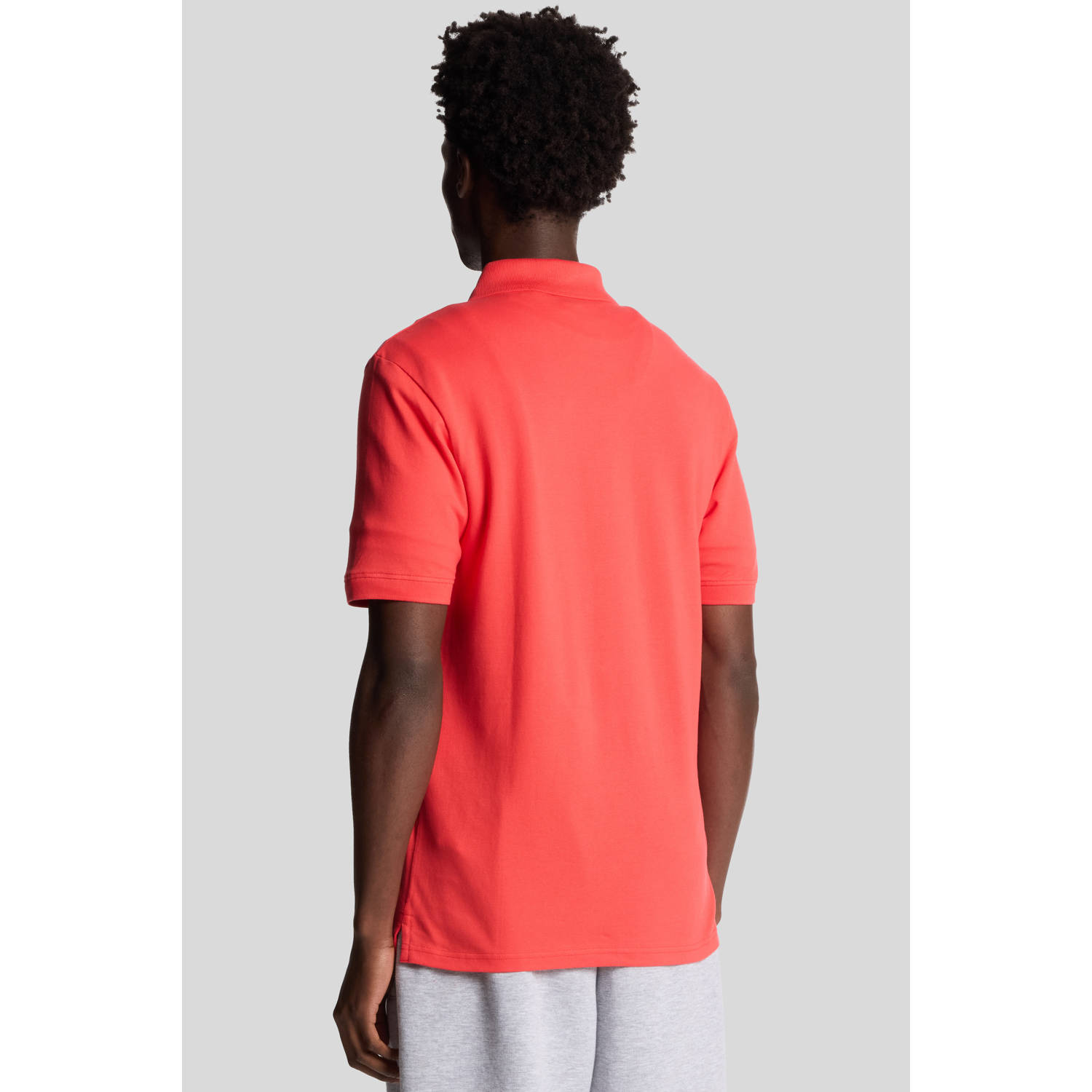 Lyle & Scott regular polo rood