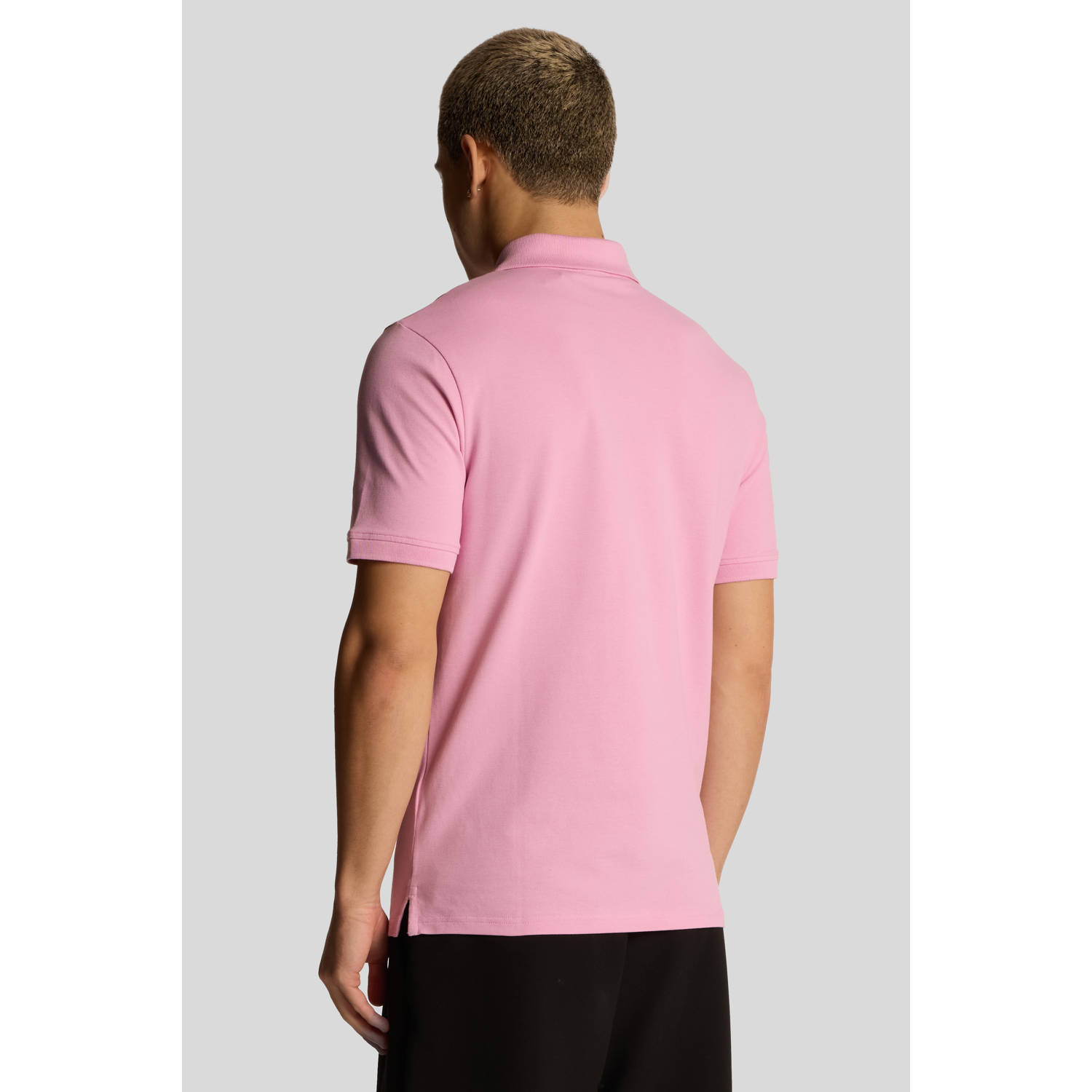 Lyle & Scott regular polo roze