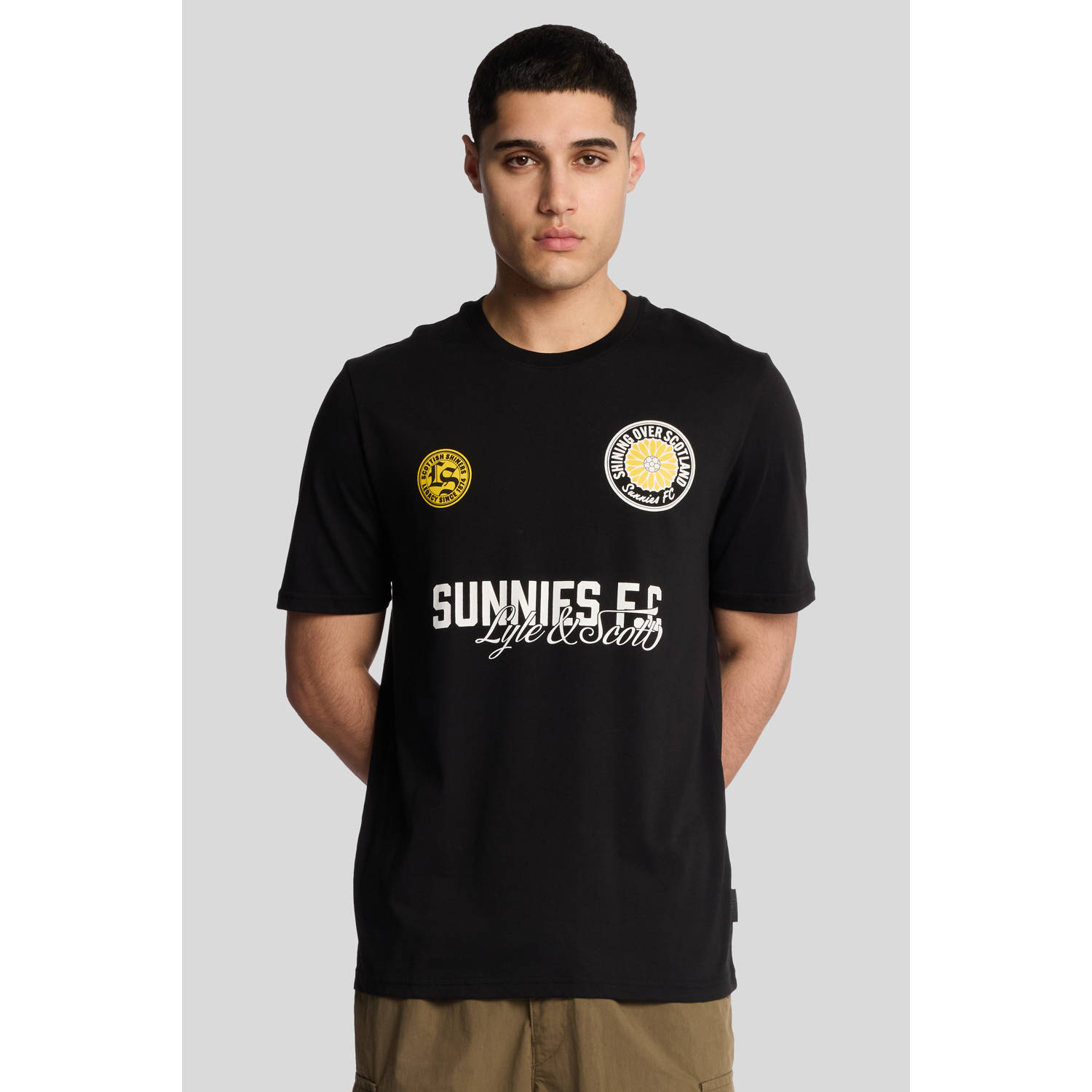 Lyle & Scott T-shirt zwart