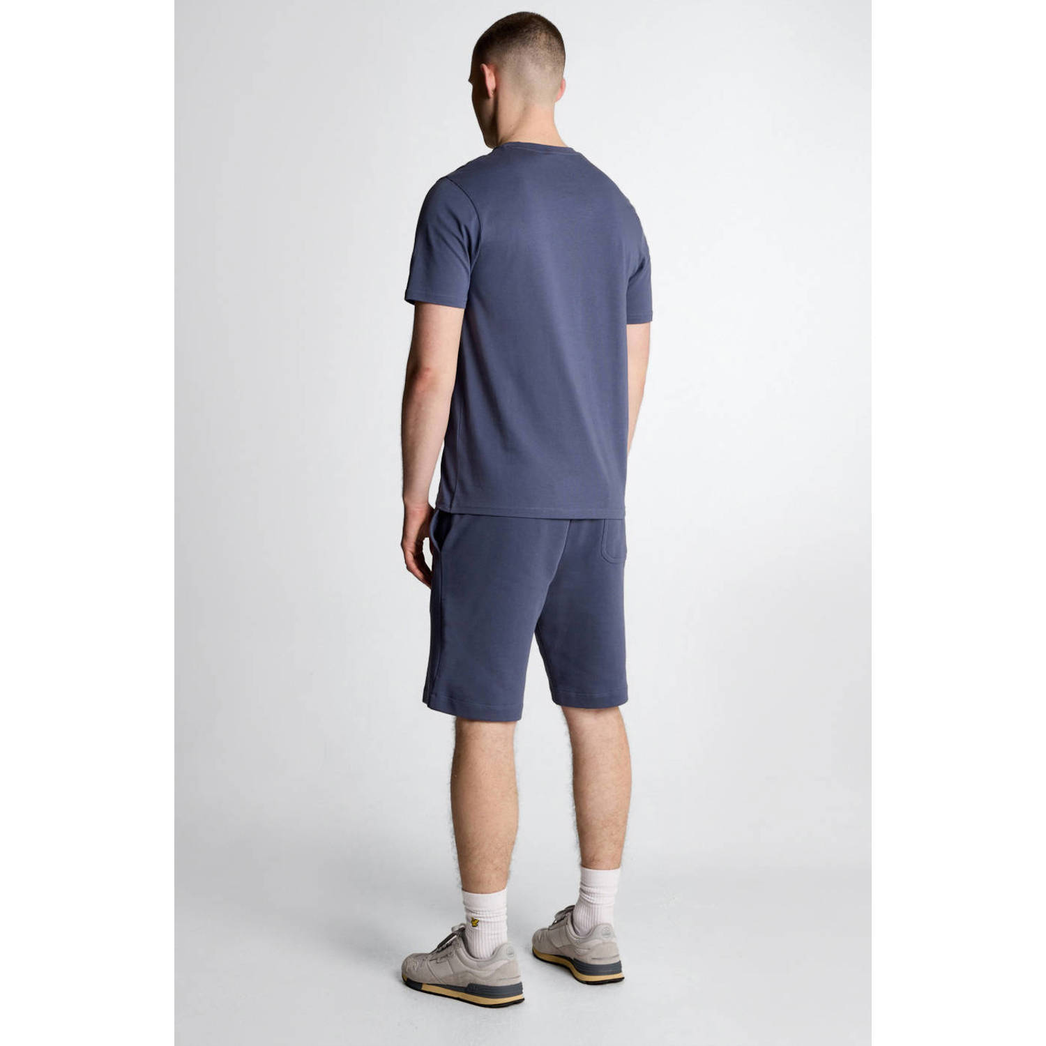 Lyle & Scott regular sweatshort blauw