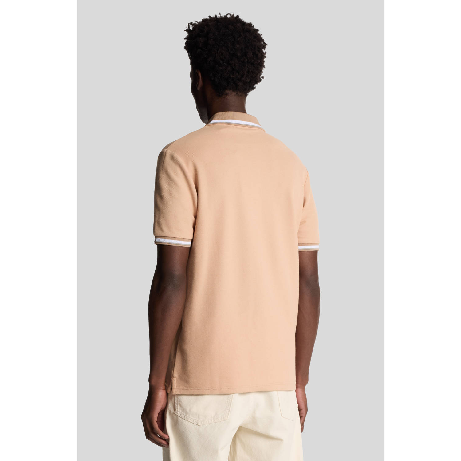 Lyle & Scott regular polo zalm