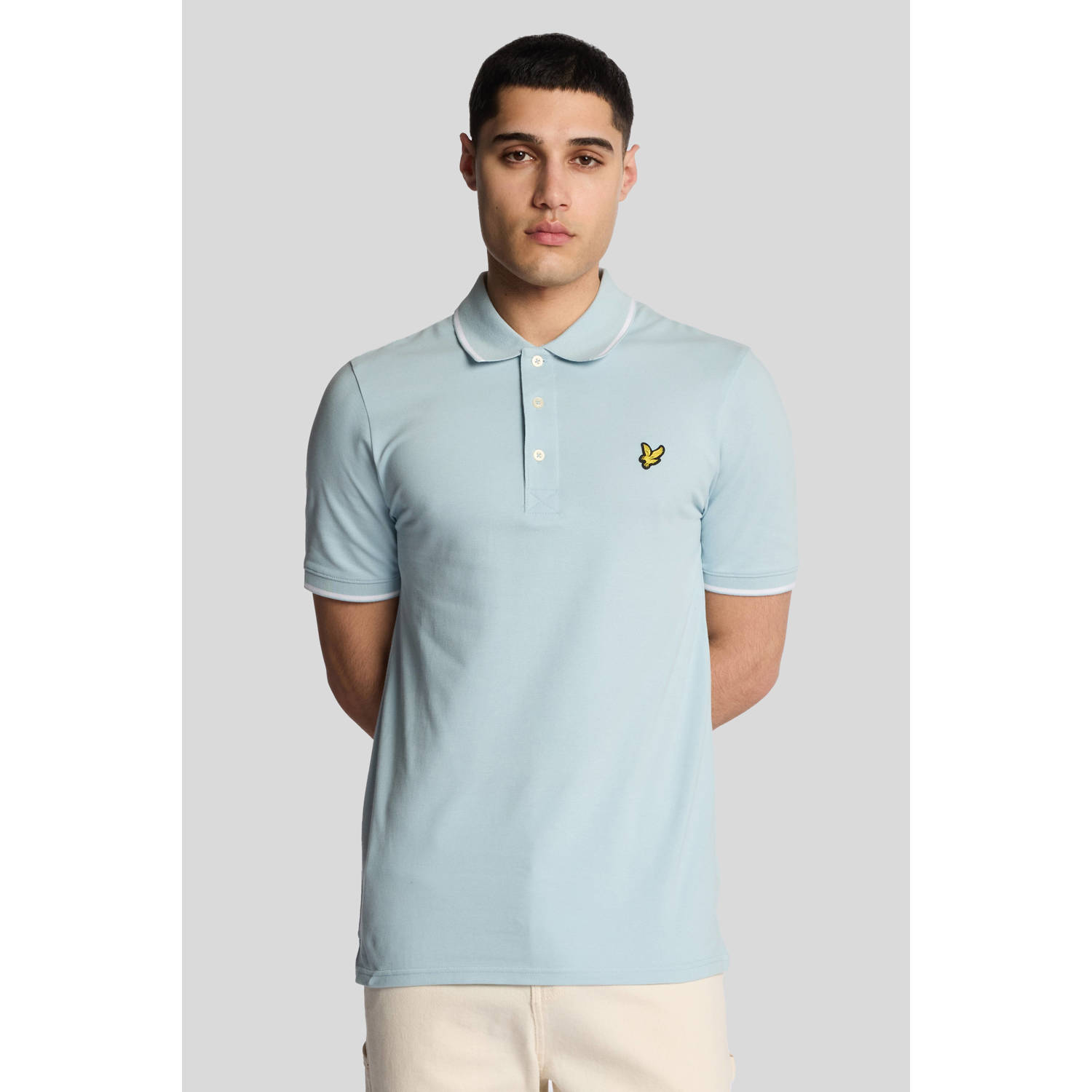 Lyle & Scott Polo Shirt Korte Mouw Lyle & Scott Getipt poloshirt