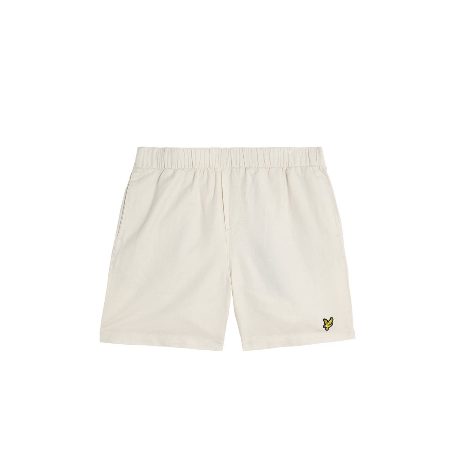 Lyle & Scott linnen regular casual short ecru