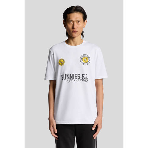Lyle & Scott T-shirt wit afbeelding