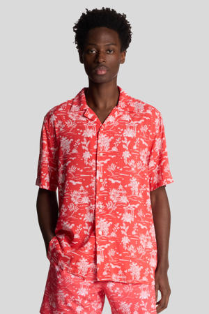 casual overhemd rood
