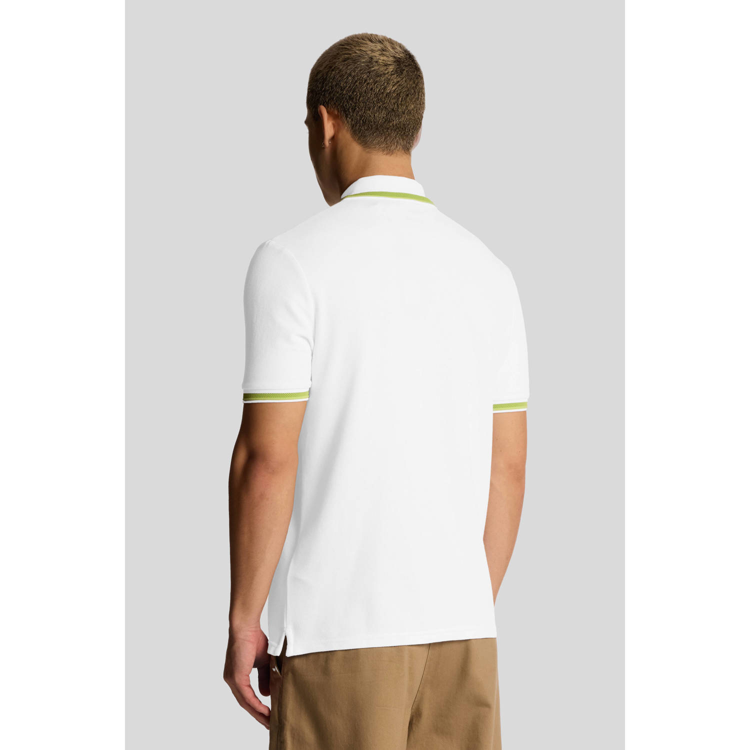 Lyle & Scott regular polo wit