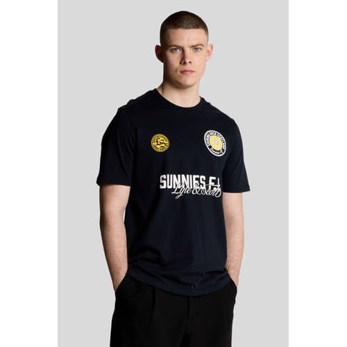 Lyle & Scott T-shirt donkerblauw afbeelding