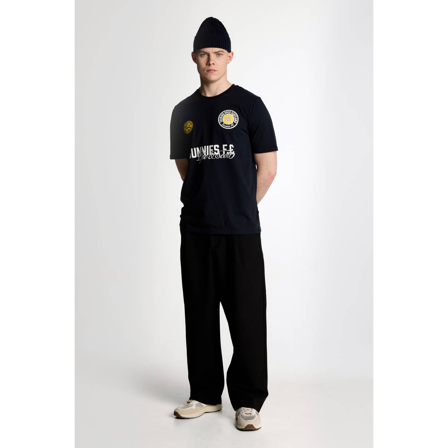 Lyle & Scott T-shirt donkerblauw