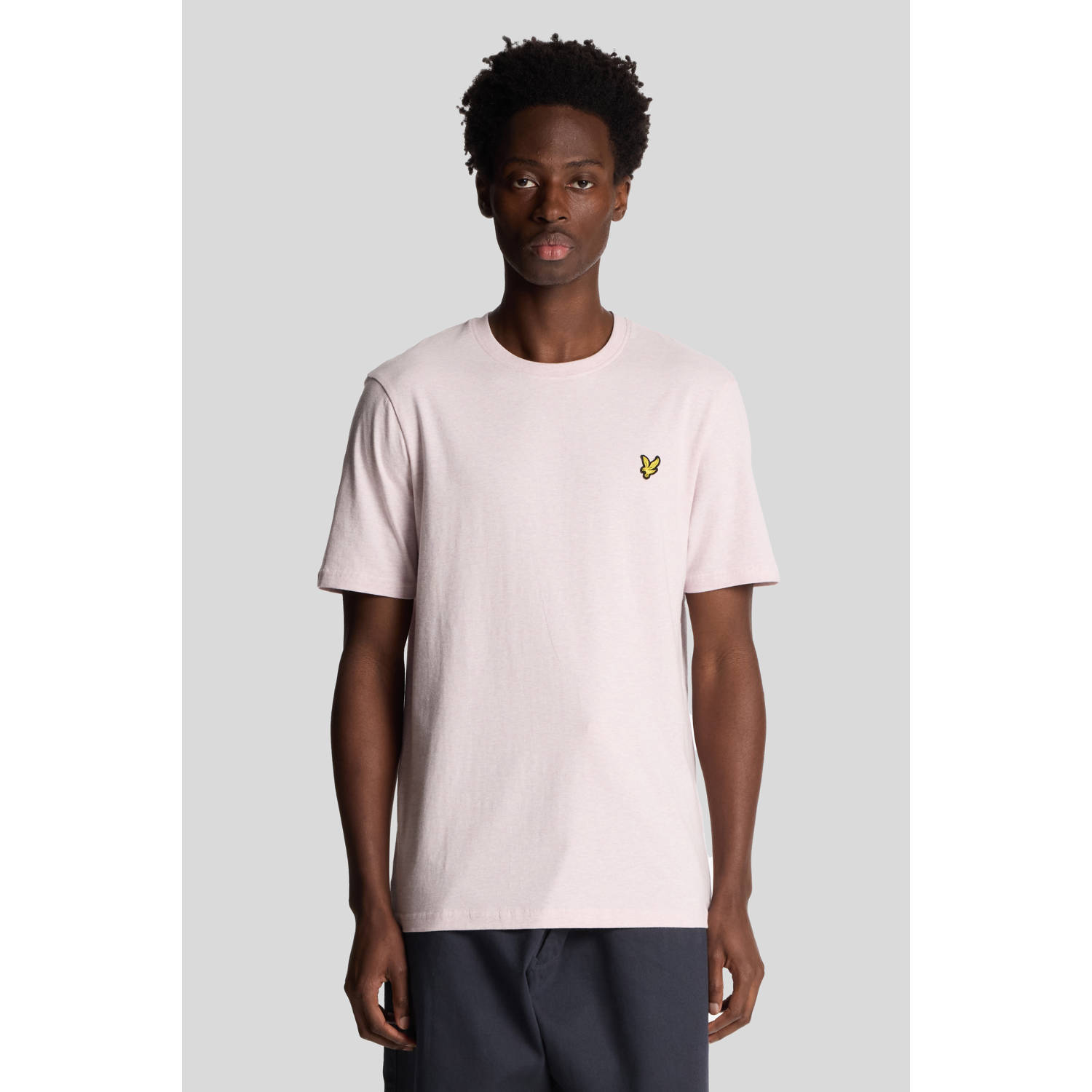 Lyle & Scott T-shirt lichtroze