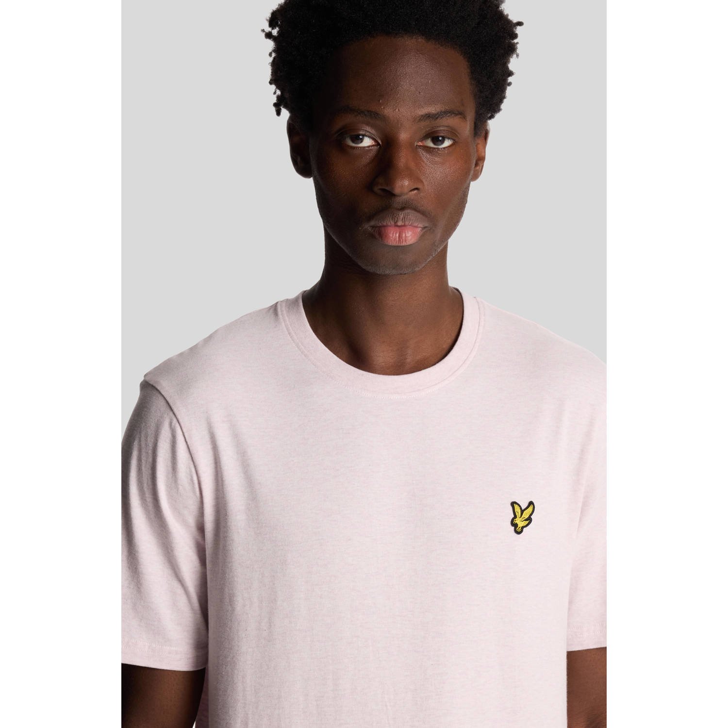 Lyle & Scott T-shirt lichtroze