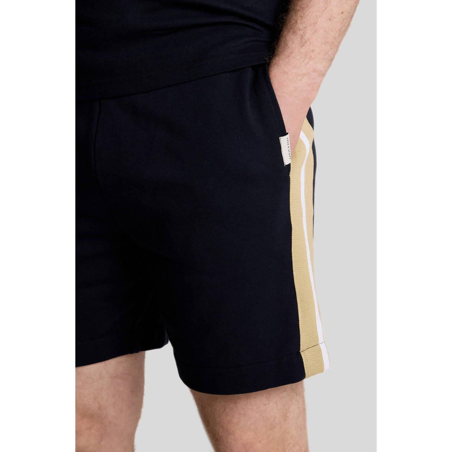 Lyle & Scott regular sweatshort donkerblauw
