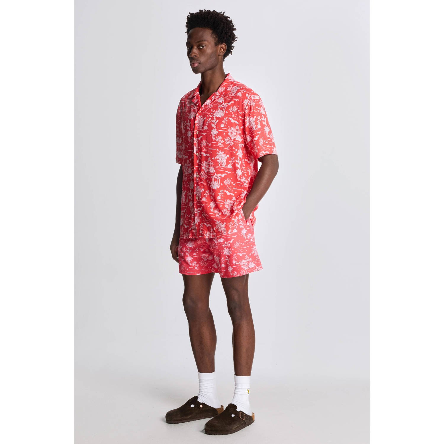 Lyle & Scott zwemshort rood