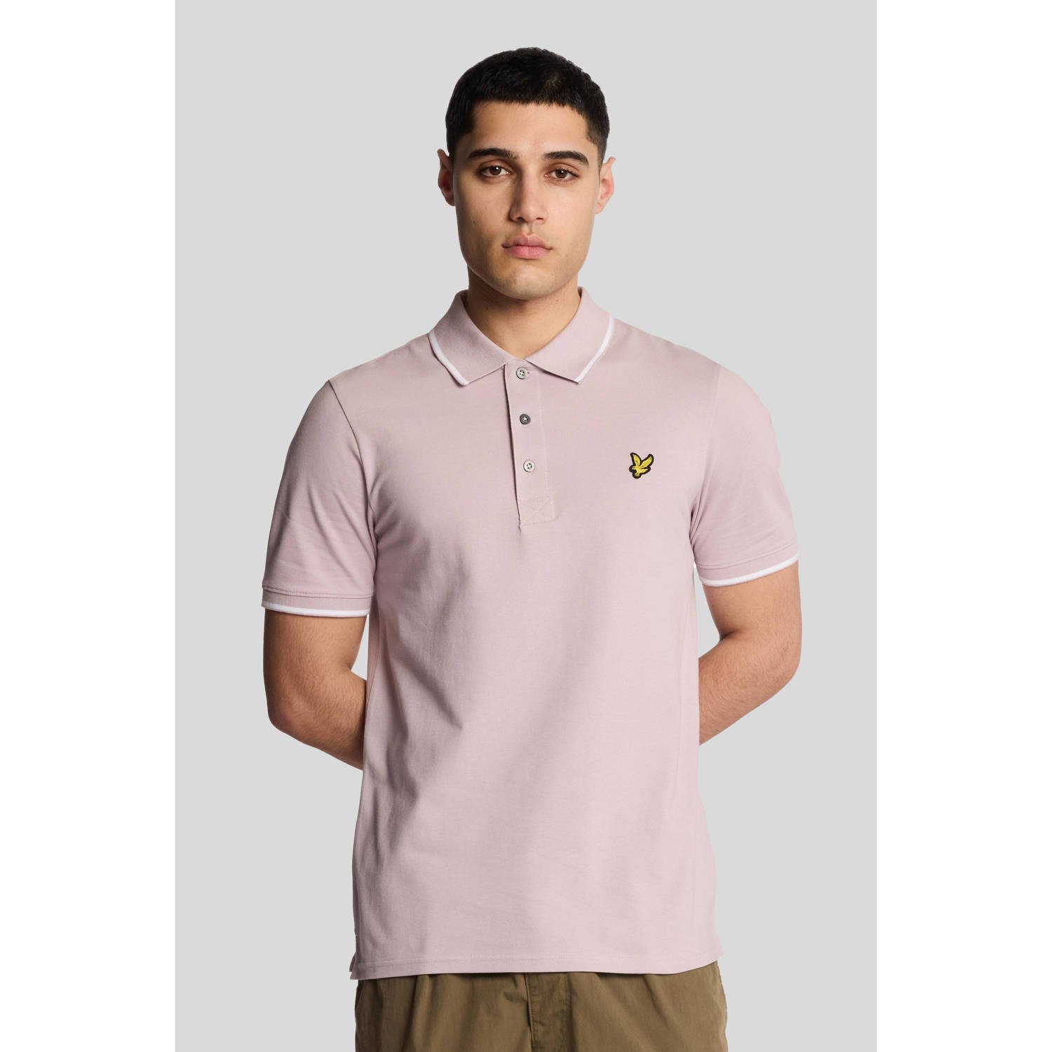 Lyle & Scott Polo Shirt Korte Mouw Lyle & Scott Getipt poloshirt