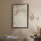 NOUS Living wollen schilderij Reale 60x90 cm - crème/walnoot
