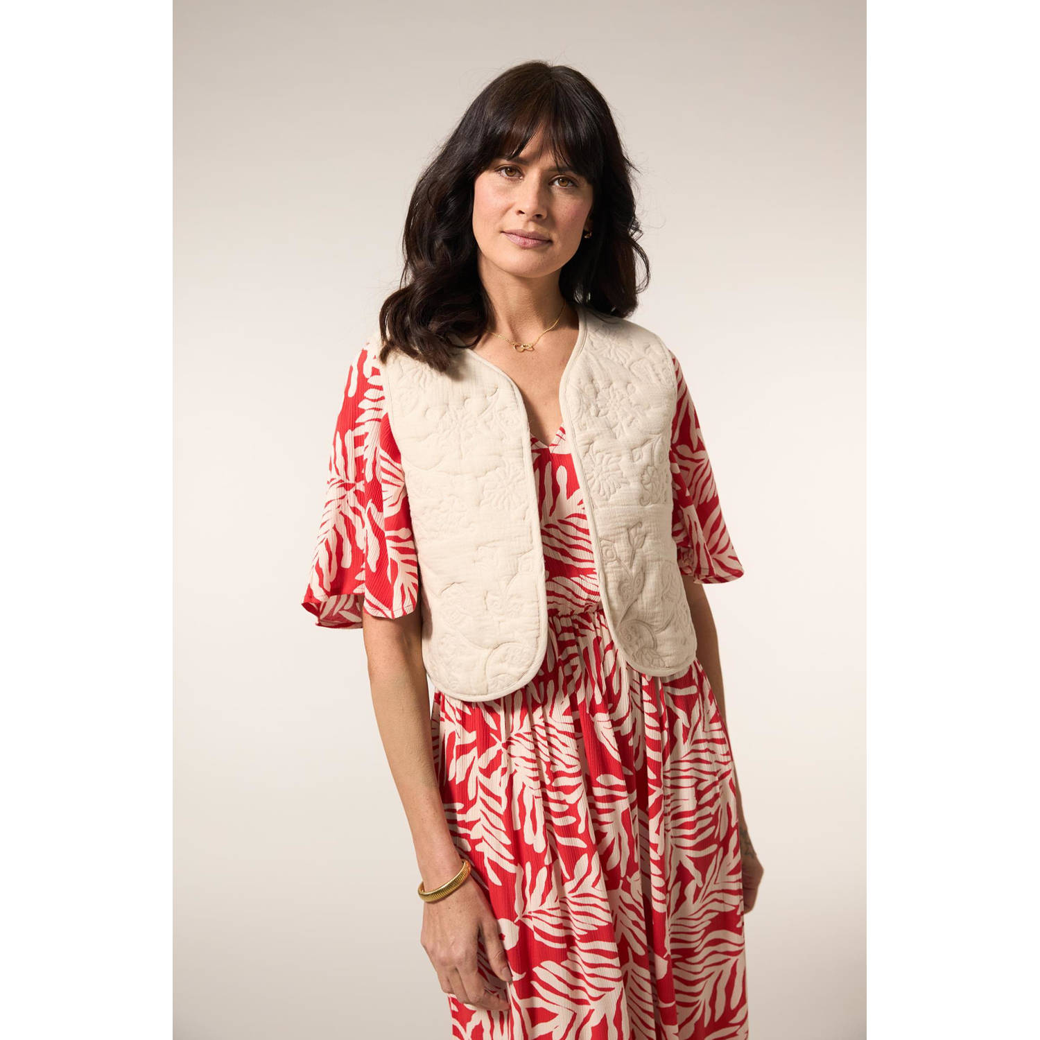 Miss Etam gilet ecru