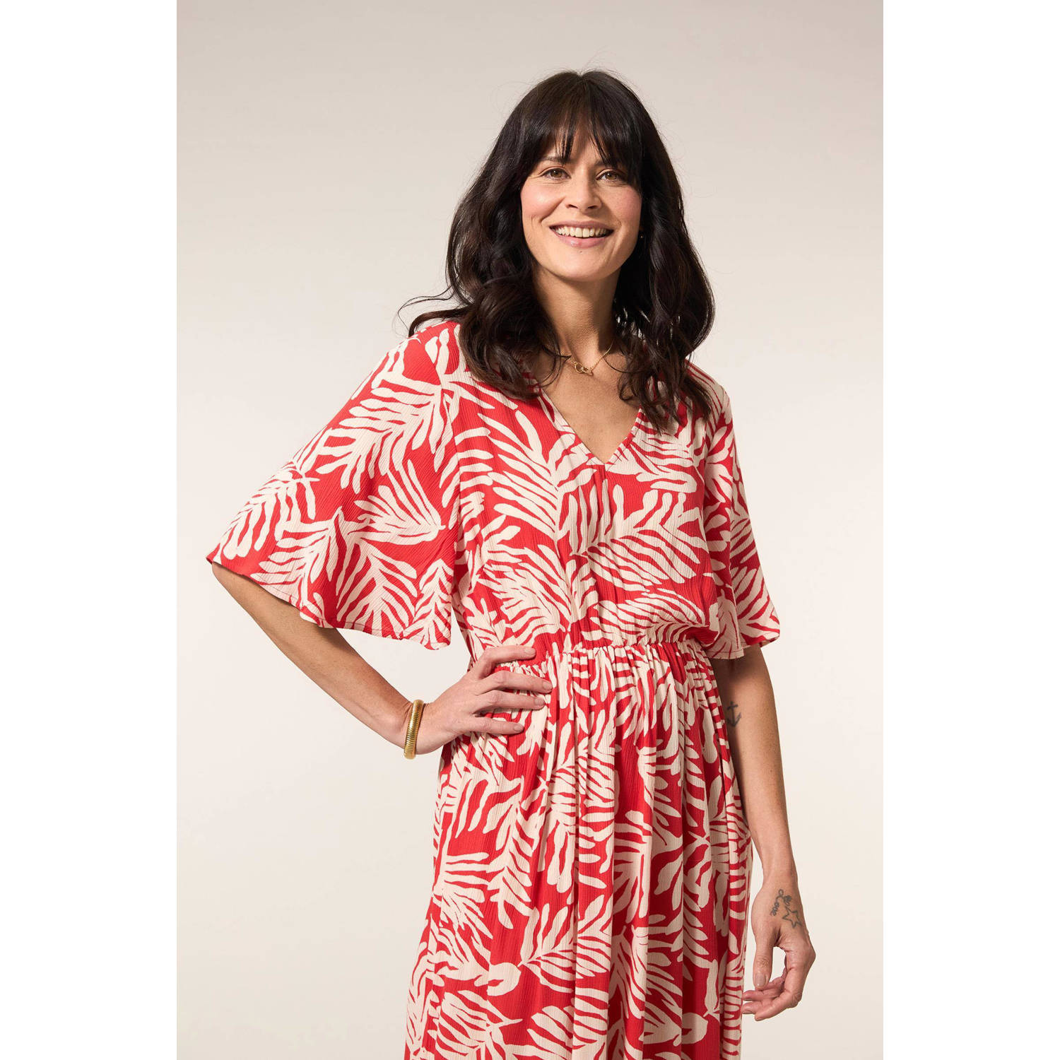 Miss Etam maxi jurk rood