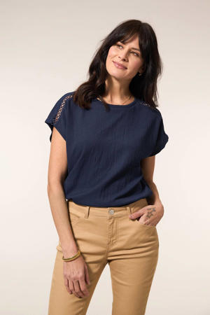 top donkerblauw