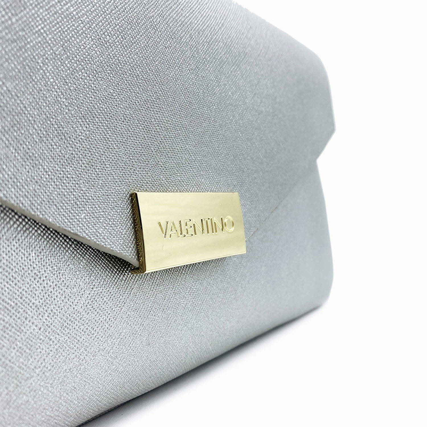 Valentino Bags clutch Arpie zilverkleurig