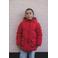 LOOXS little gewatteerde jas rood
