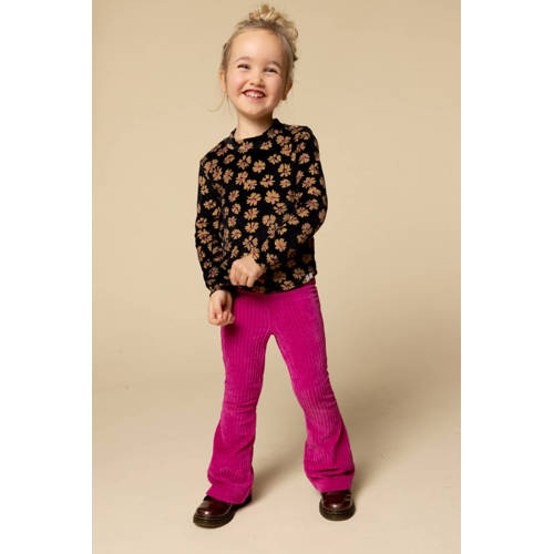 LOOXS little fluwelen longsleeve zwart afbeelding