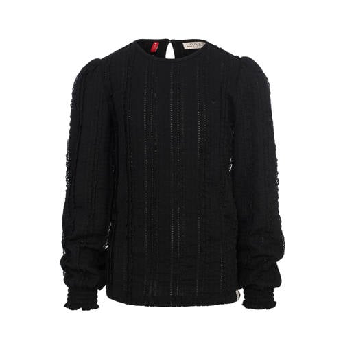 LOOXS little kanten sweater zwart afbeelding
