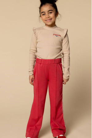 relaxed casual broek rood