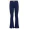 LOOXS little flared casual broek met hartjes donkerblauw